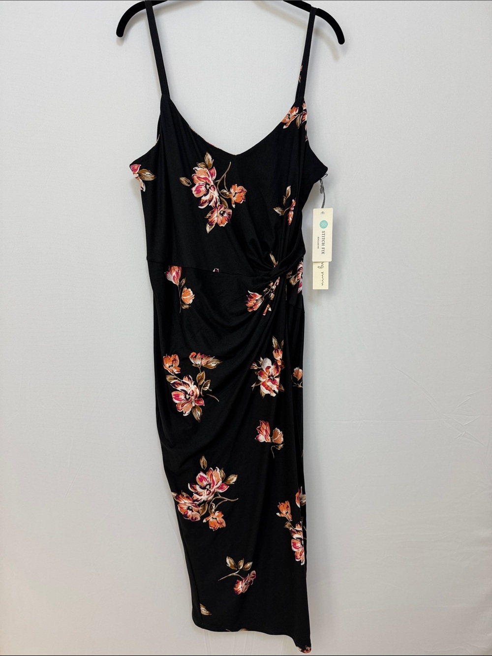 Nine Britton Vivienne Floral Black Dress